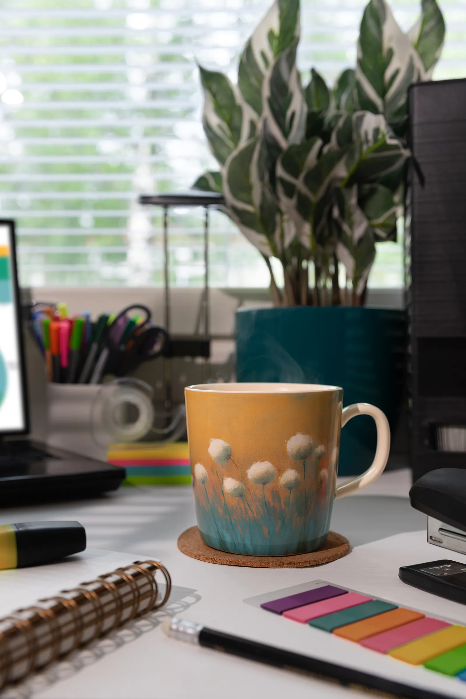 En vy över arktisk bomull