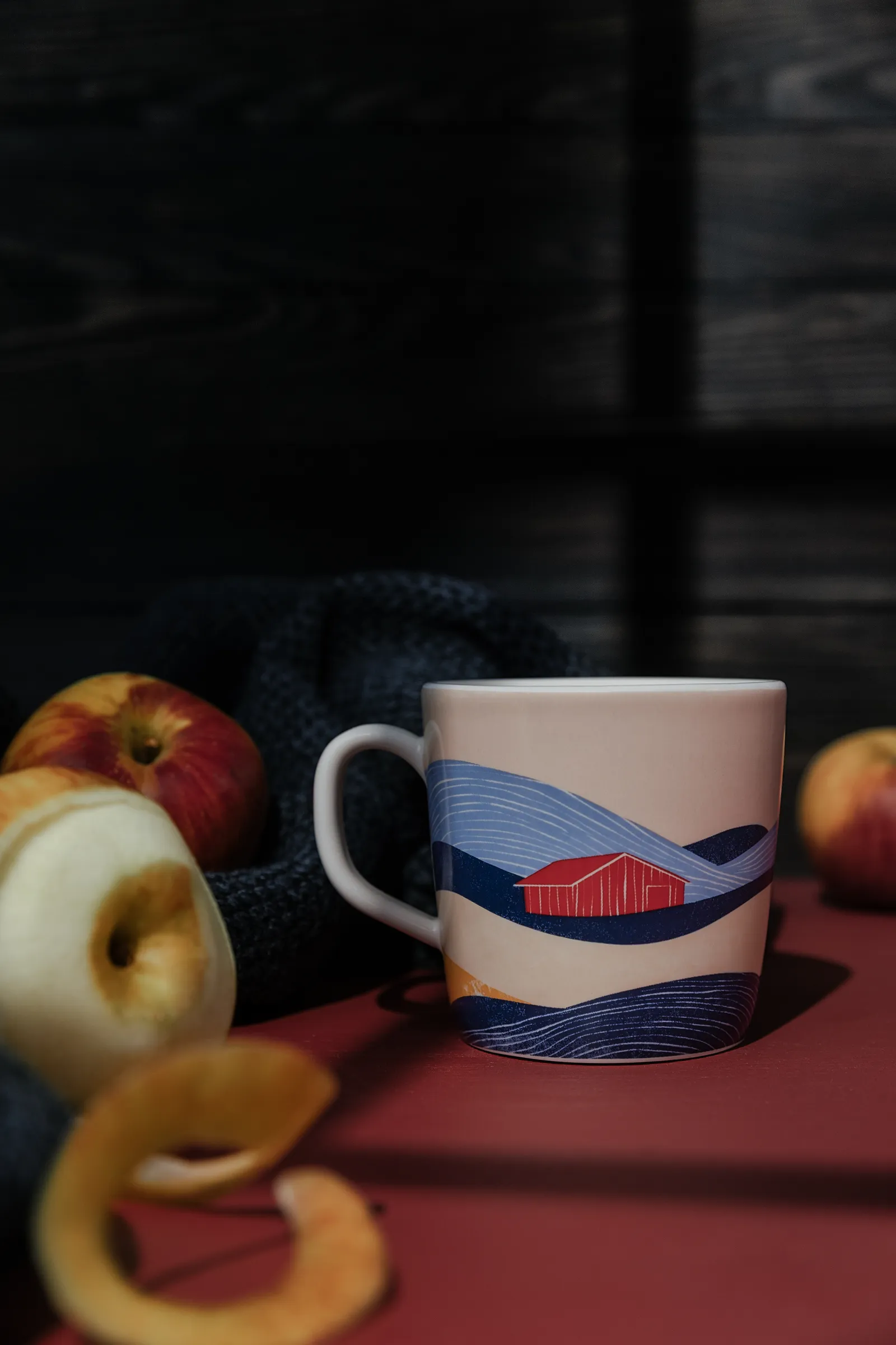 Ein Blick auf die Küstenmorgenröte