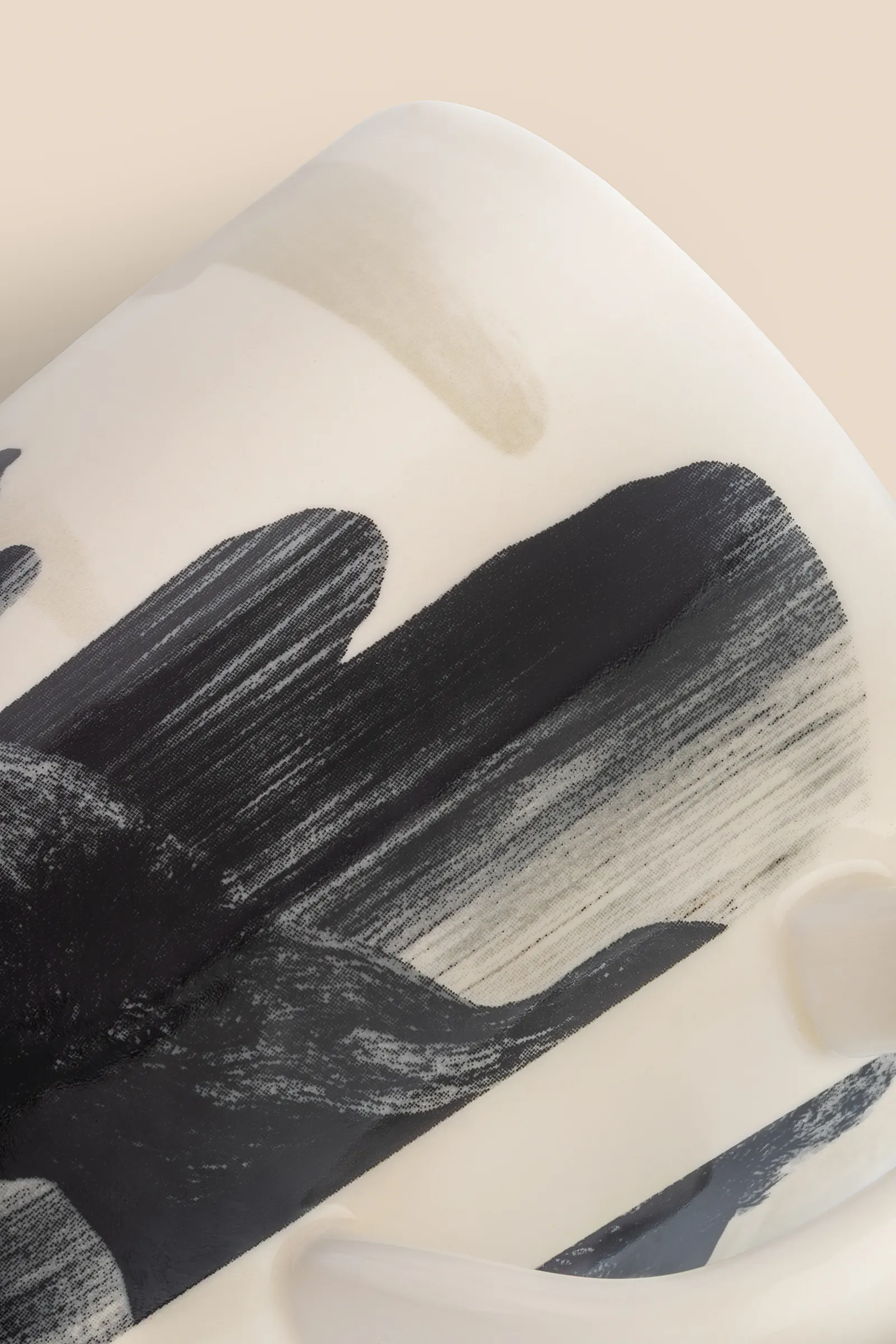 En vy över monokrom tystnad