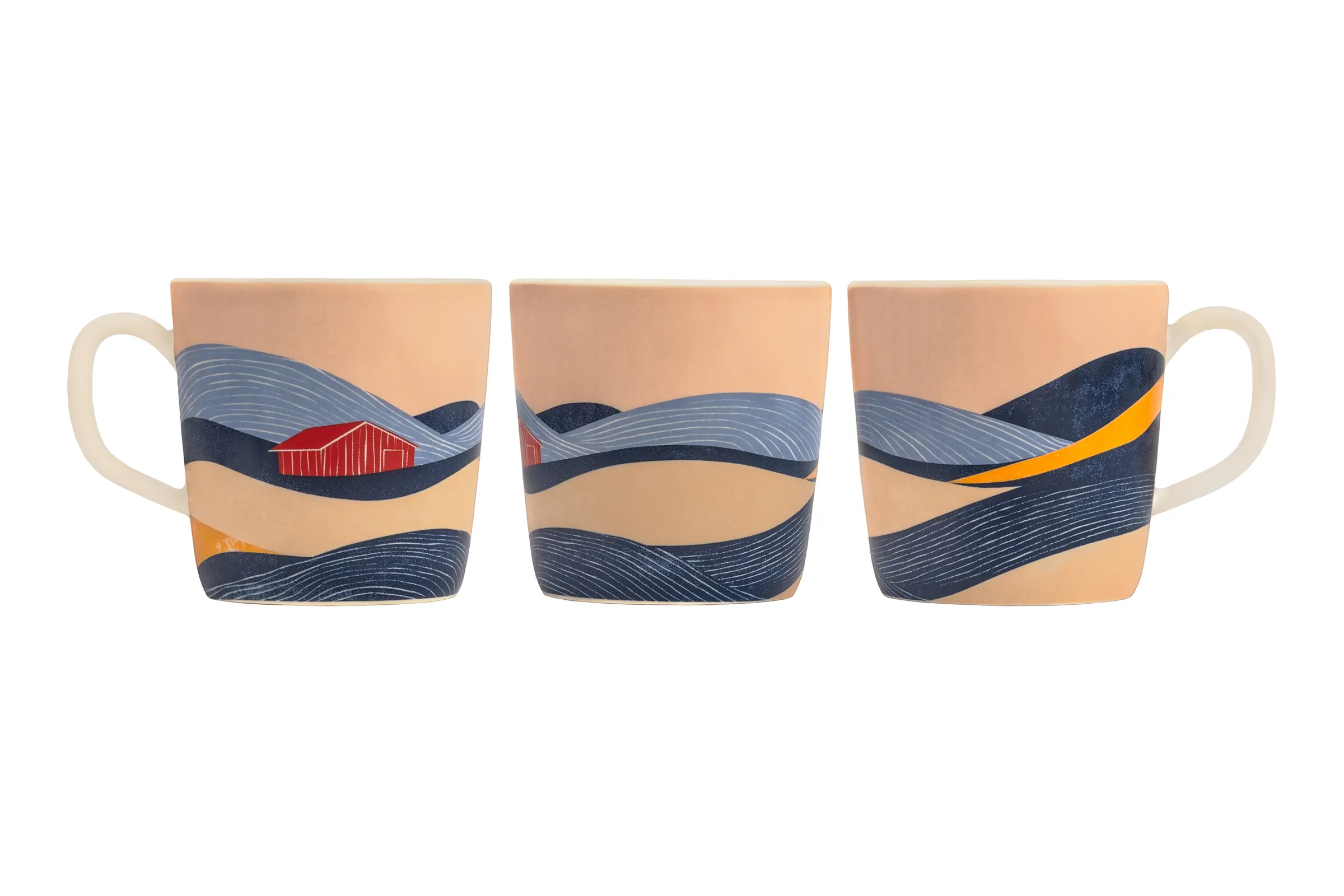 Ein Blick auf die Küstenmorgenröte